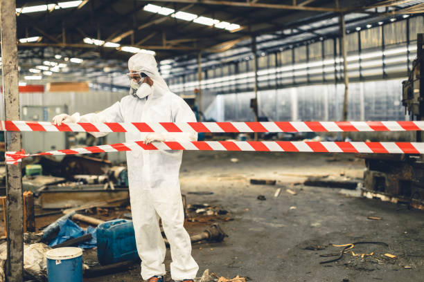 Professional Biohazard technician working in Maryville, MO